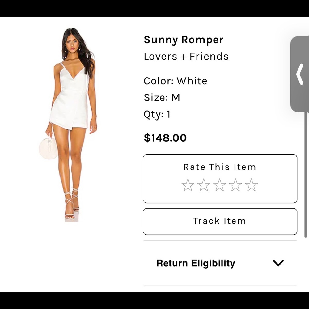 White romper